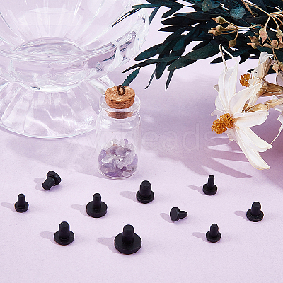 80Pcs 8 Styles Silicone Bottle Seal Plug FIND-GF0008-90-1