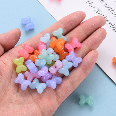 Transparent Acrylic Beads X-MACR-S373-08E-1