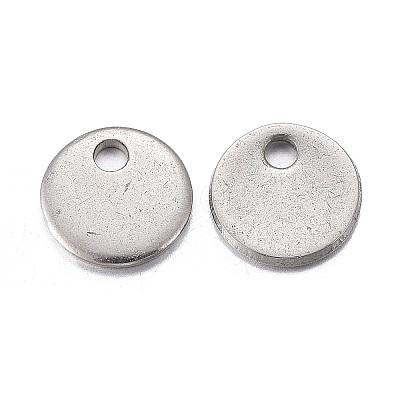 Non-Tarnish 201 Stainless Steel Charms STAS-F255-043P-6mm-1