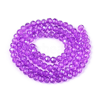 Baking Paint Glass Beads Strands EGLA-Q120-D-A02-1