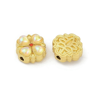 Alloy Resin Rhinestone Beads PALLOY-D369-20MG-02-1