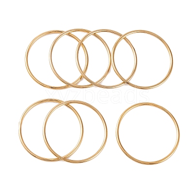 7Pcs PVD Vacuum Plating 304 Stainless Steel Bangles Set for Women BJEW-A011-09C-G-1