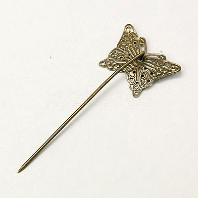 Iron Hair Stick Findings X-IFIN-I010-AB-NF-1