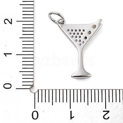 Rack Plating Brass Micro Pave Cubic Zirconia Pendants LS-KK-NH0003-02P-1