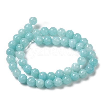 Natural Dyed White Jade Beads Strands G-M402-C03-11-1