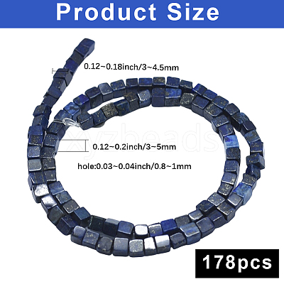 2 Strands Natural Lapis Lazuli Beads Strands G-PA0001-78-1