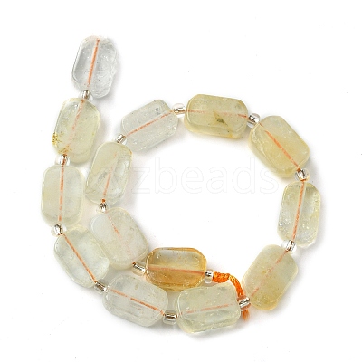Heated Natural Citrine Beads Strands G-C098-A14-01-1