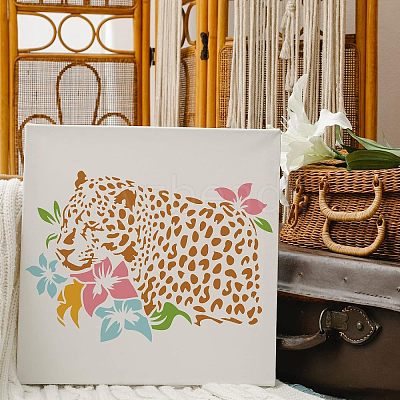 Large Plastic Reusable Drawing Painting Stencils Templates DIY-WH0202-226-1