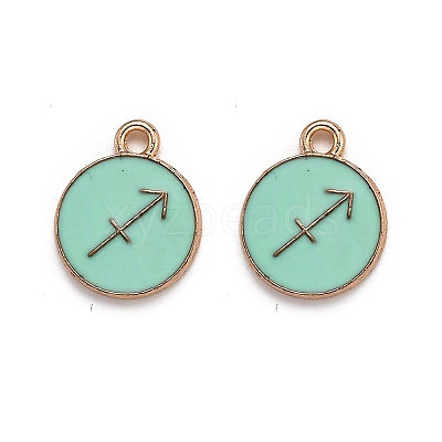 Alloy Enamel Pendants ENAM-S124-01A-15F-1
