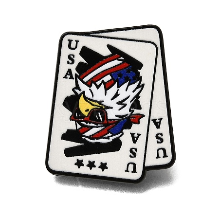 Independence Day Enamel Brooches AL-CBA97E5-01EB-03-1