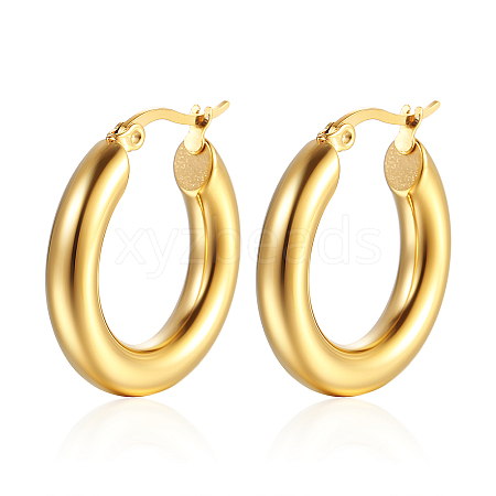 Stainless Steel Hoop Earrings for Women KQ9040-1-1