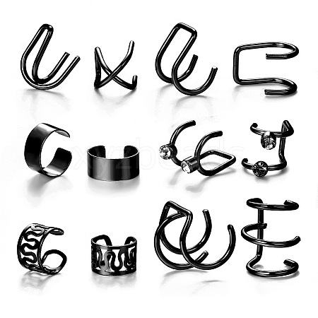 9 Pcs Alloy Cuff Earring Kits for Women WGFA45F-26-1