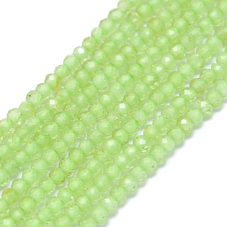 Natural Peridot Beads Strands G-G106-A25-01-1