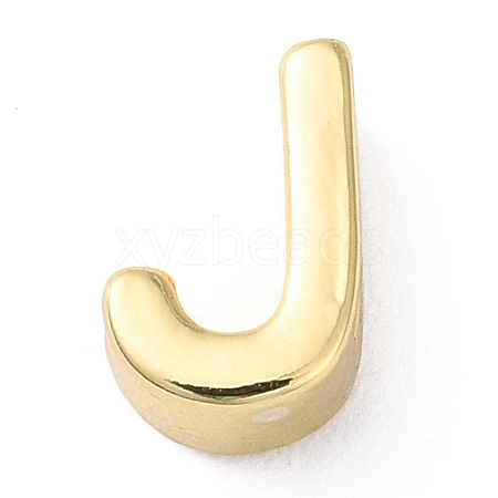 Rack Plating Brass Slide Charms KK-M254-15G-J-1