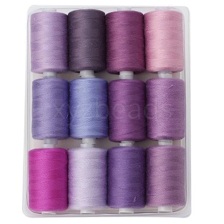 12 Colors Polyester Sewing Thread PW-WGD975A-14-1