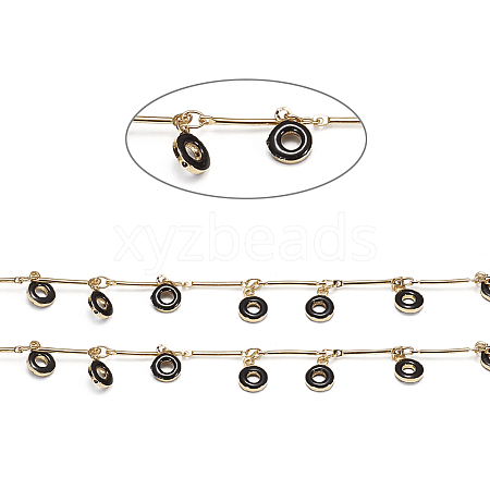 Brass Bar Link Chains CHC-I027-10F-1