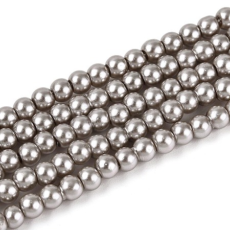 Baking Paint Glass Pearl Bead Strands HY-Q003-3mm-81-A-1