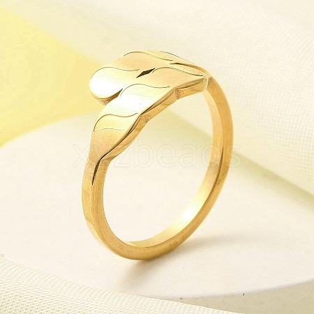 304 Stainless Steel Finger Ring for Women RJEW-L126-17B-G-1