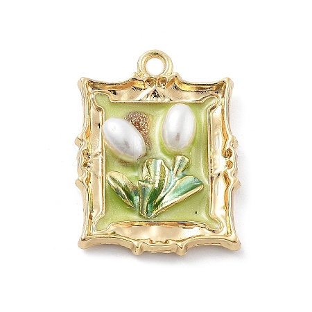 Alloy Enamel Pendants FIND-G089-02G-05-1