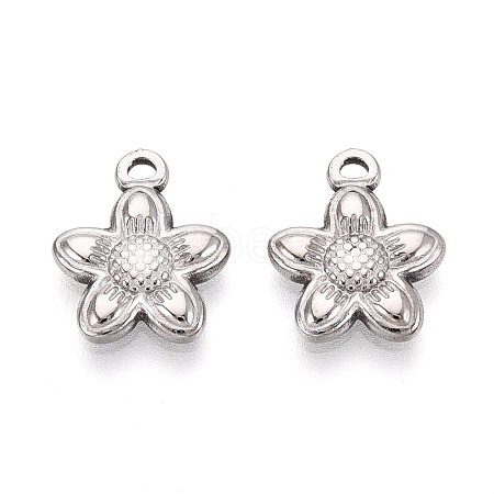 304 Stainless Steel Pendants STAS-N123-08P-1