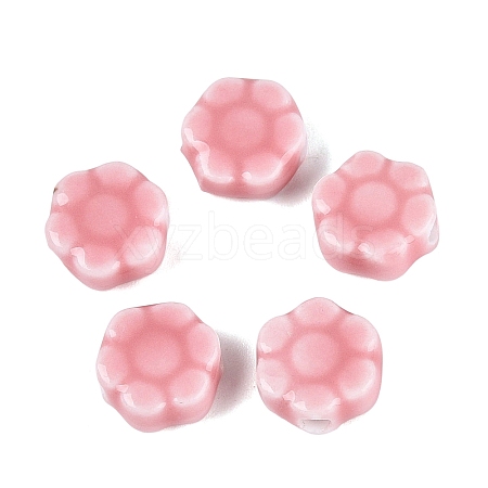 Vintage Handmade Porcelain Beads PORC-N013-25-29-1