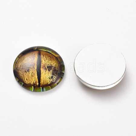 Glass Cabochons GLAA-WH0015-22E-06-1