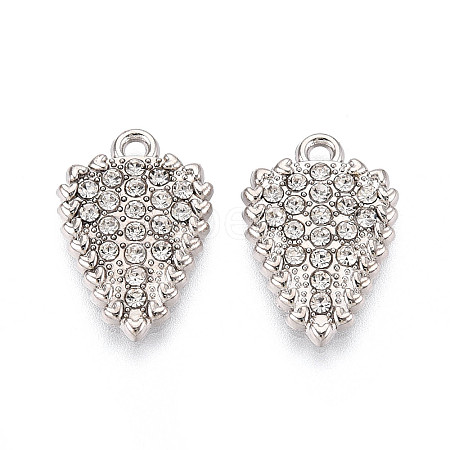 Alloy Rhinestone Pendants FIND-N008-05P-1