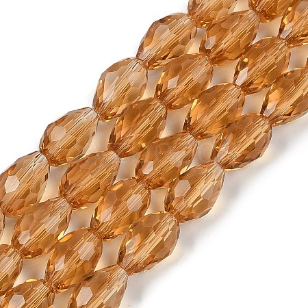 Glass Beads Strands GLAA-R024-15x10mm-17-1