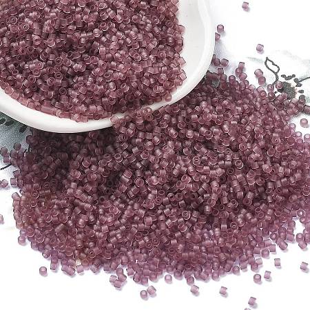 Frosted Colours Glass Seed Beads SEED-H003-06A-1