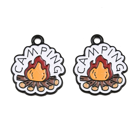 Baking Paint Alloy Enamel Pendants AL-CBA6AEB-13EB-01-1