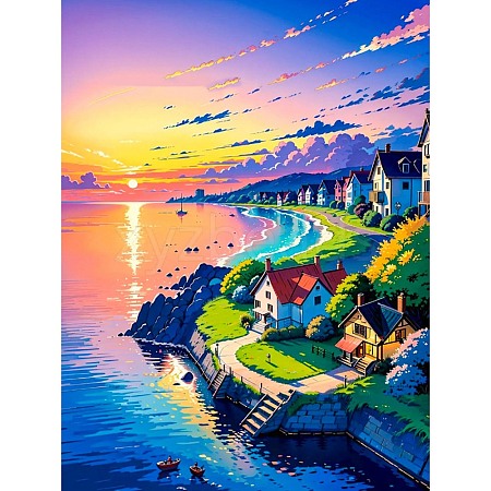 House Scenery DIY Diamond Painting Kit PW-WG65544-12-1