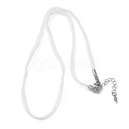 3.5MM Polyester Metallic Cord Braided Cord Necklace Making FB-CBAA152-01P-10-1