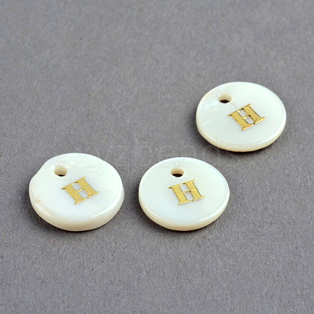 Freshwater Shell Pendants SSHEL-S249-H-1