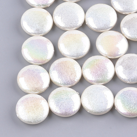 Acrylic Imitation Pearl Beads OACR-S024-10-1