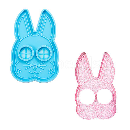 Rabbit Mask Silicone Molds DIY-CJC0001-30-1