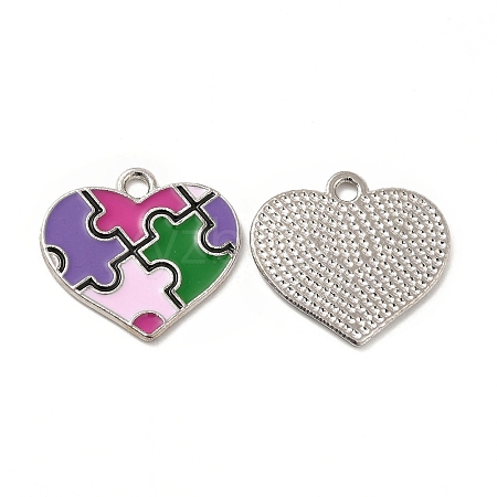 Alloy Enamel Pendants ENAM-J650-01P-02-1