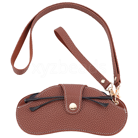 Imitation Leather Glasses Cases AJEW-WH0248-241D-1