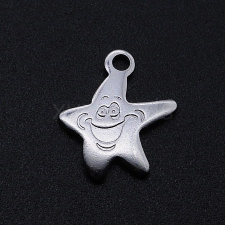 Tarnish Resistant 201 Stainless Steel Charms STAS-S105-T843-1