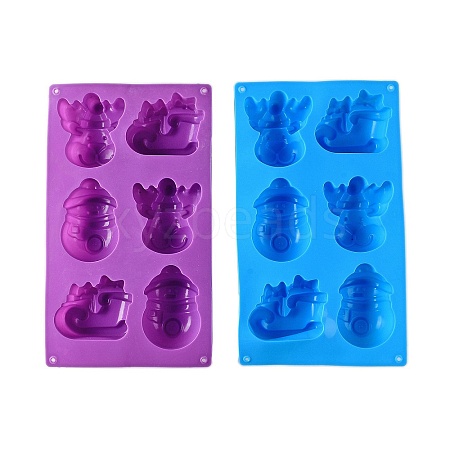 Christmas Theme DIY Food Grade Silicone Mold DIY-K075-21-1