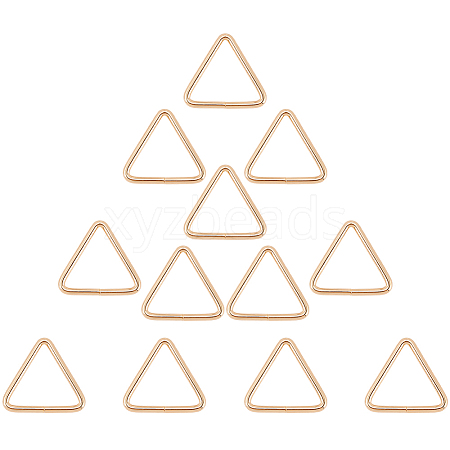 12Pcs Triangle Iron Linking Rings IFIN-CP0002-96LG-1
