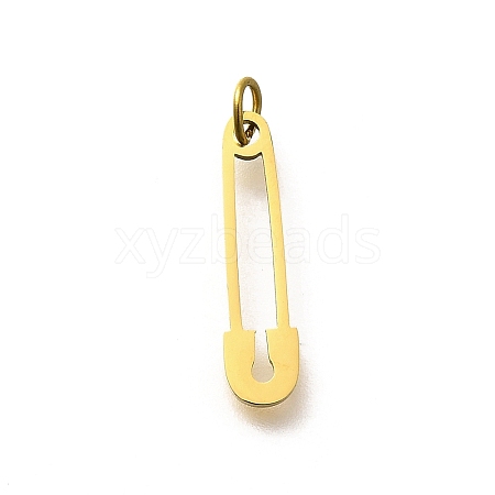 304 Stainless Steel Pendants STAS-R153-34G-1