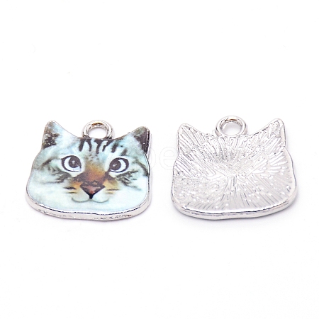 Zinc Alloy Enamel Pendants ENAM-CJC0005-01F-1