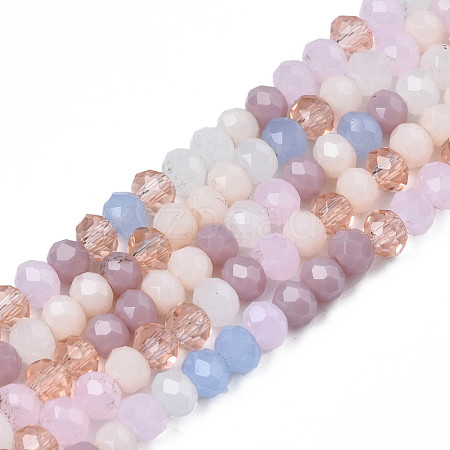 Opaque Glass Beads Strands GLAA-T006-07-A09-1