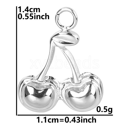 Anti-Tarnish 304 Stainless Steel Pendants PW-WG119E5-01-1