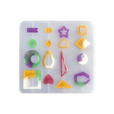 Silicone Pendant Molds DIY-L043-003-1