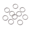 Non-Tarnish 304 Stainless Steel Open Jump Rings STAS-C040-01G-P-1