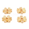 Brass Micro Pave Cubic Zirconia Beads KK-H538-20B-G-1