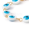 304 Stainless Steel and Enamel Shell Bead Bracelets BJEW-C015-20G-01-2