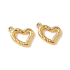 304 Stainless Steel Charms STAS-F320-06G-1