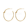 304 Stainless Steel Stud Earrings STAS-OY010-65G-1